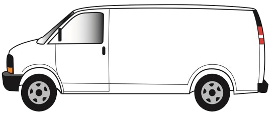 white van transparent background